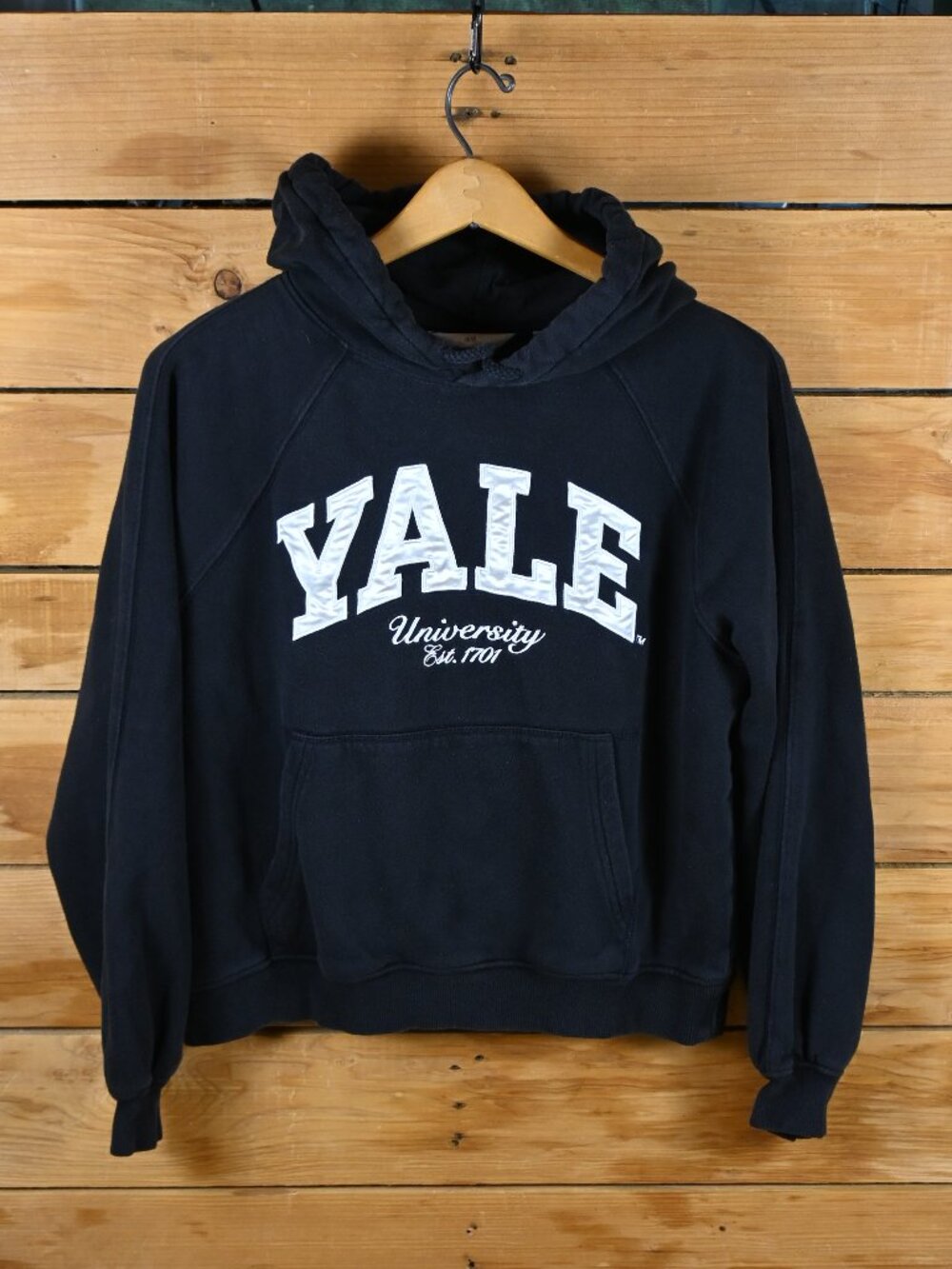 H&M Yale University Embroidered Pullover Hoodie - SM